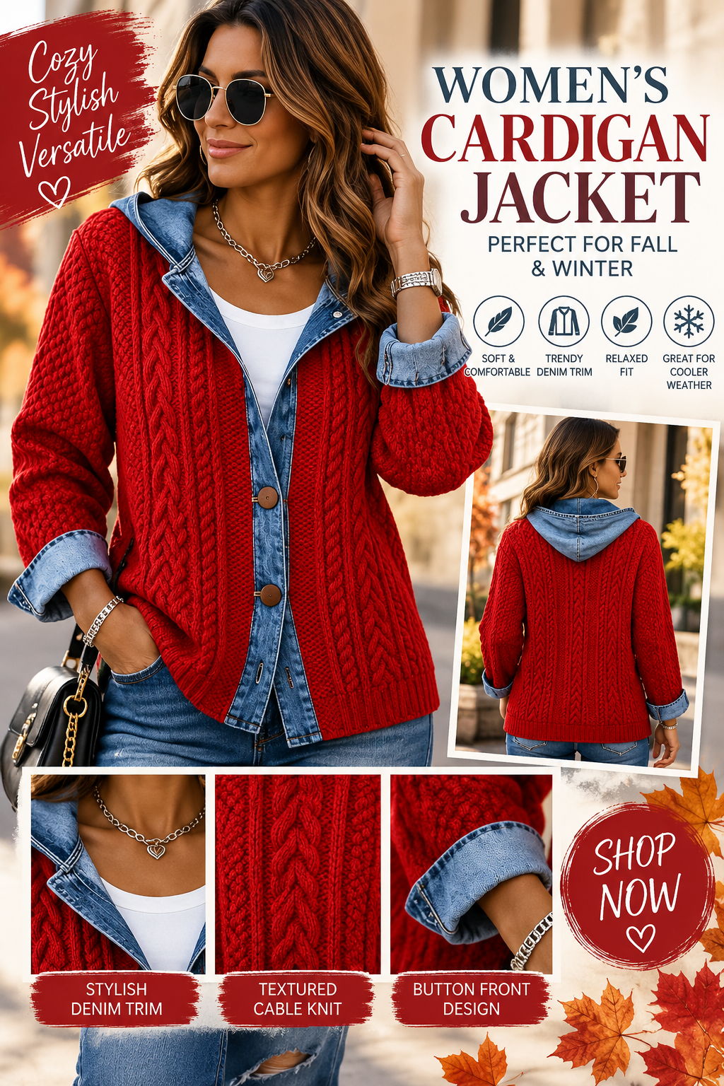 Women’s Casual Hoodie for Fall & Winter
